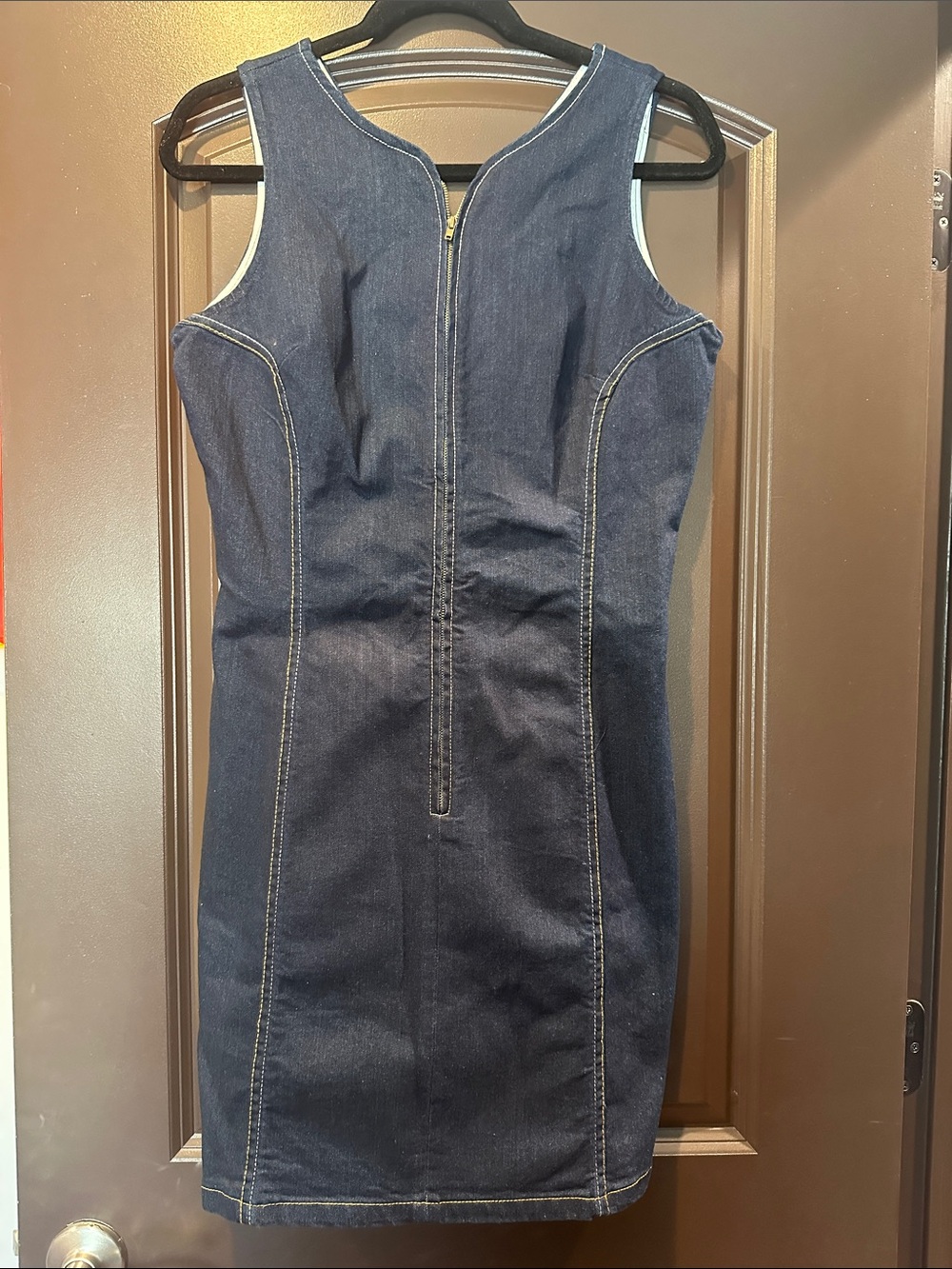 VENUS Dark Blue Denim Mini Dress